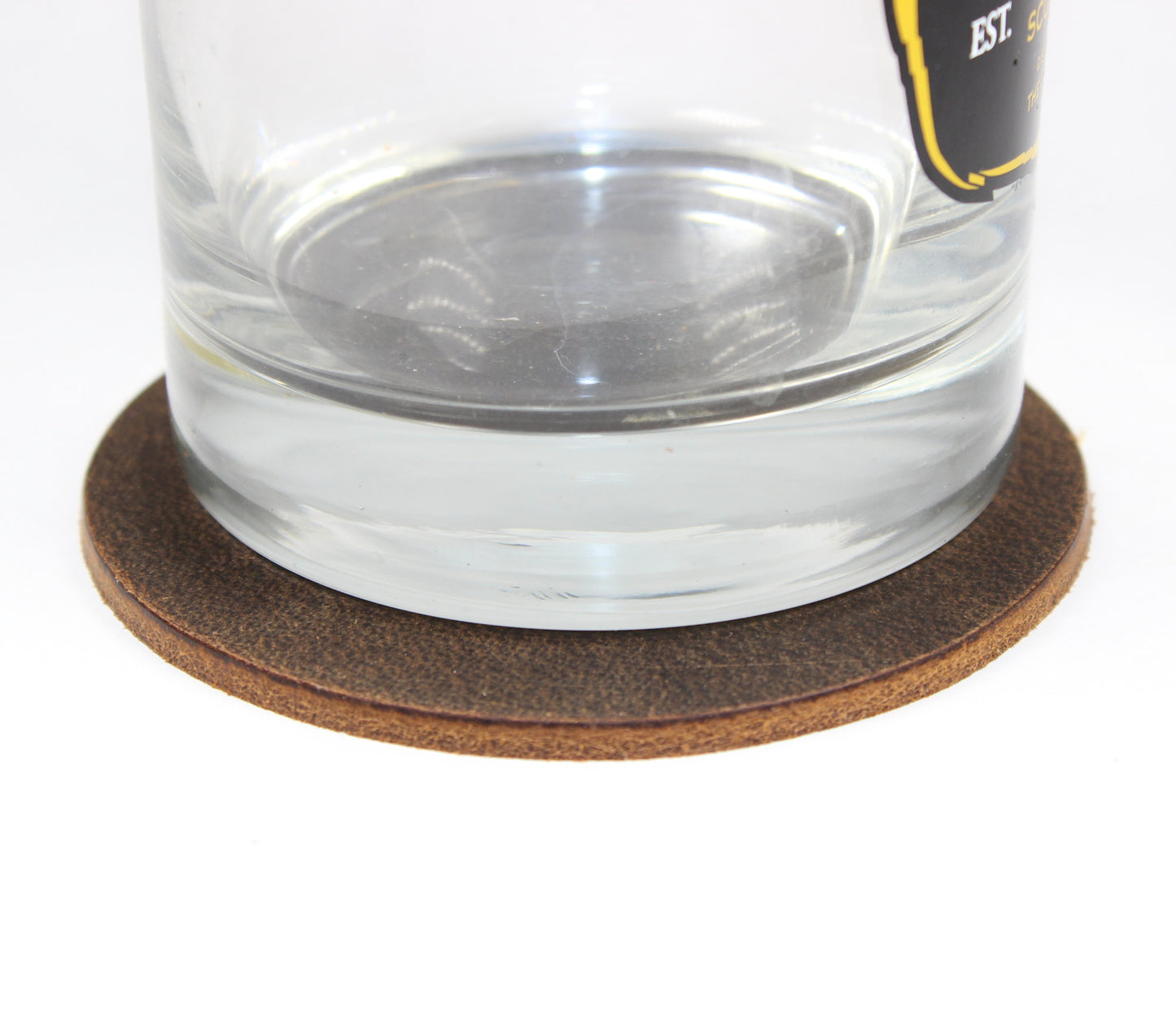 Leather Drink Coasters - 4 Pack