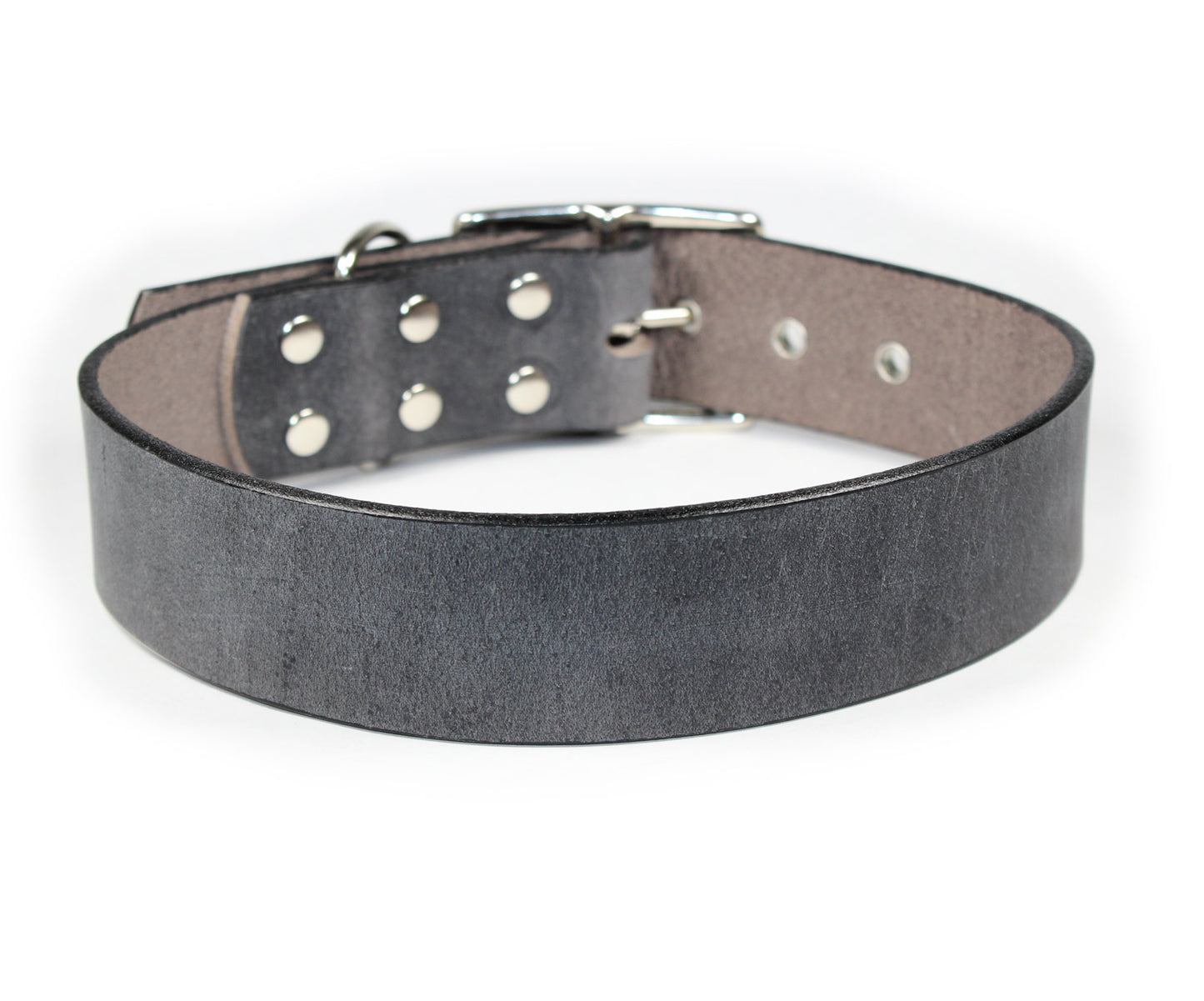 Big Dog 1.5" Full Grain Leather Dog Collar