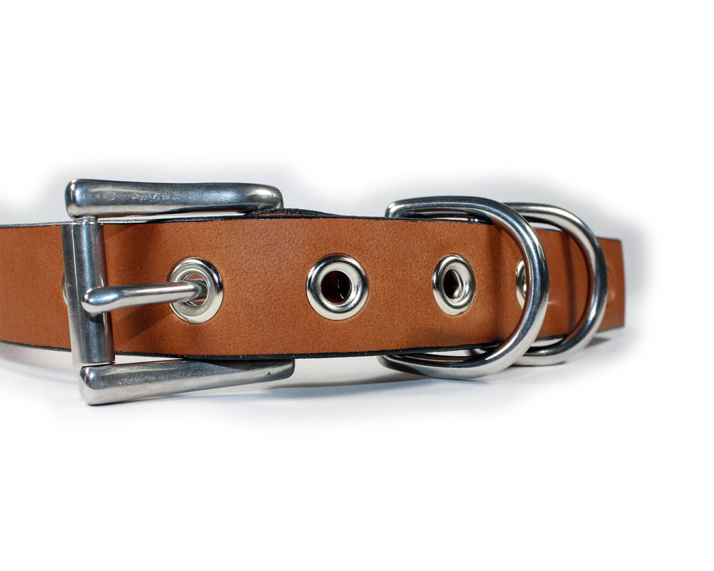 Deluxe Bridle Leather Dog Collar