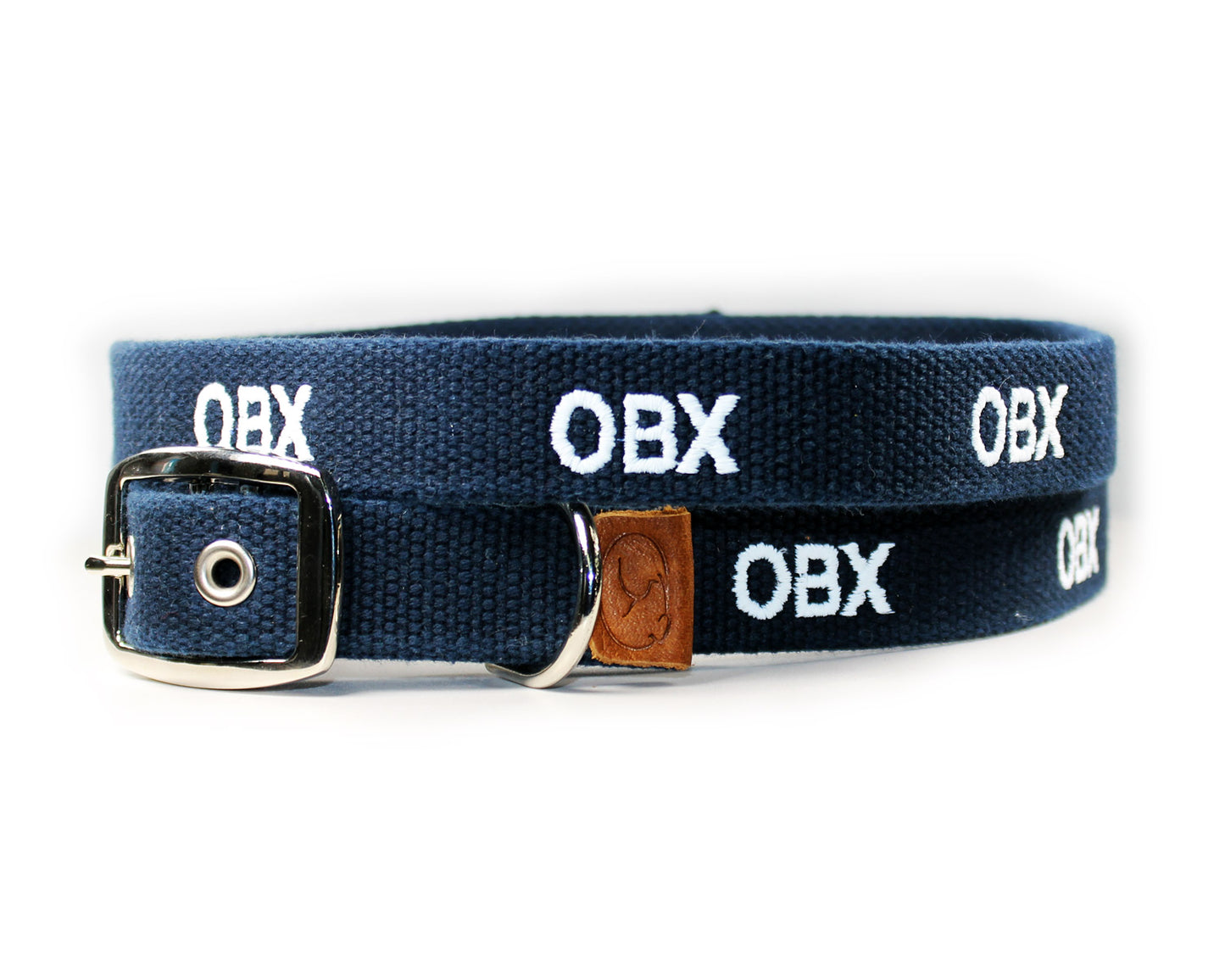 OBX Outer Banks Embroidered Dog Collar