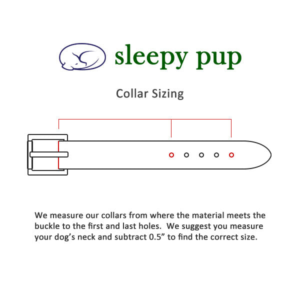 Dark Brown Thick Leather Dog Collar