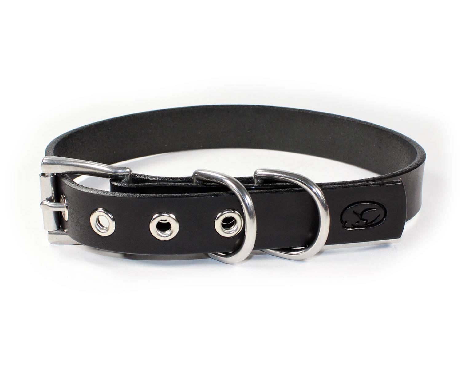 Deluxe Bridle Leather Dog Collar