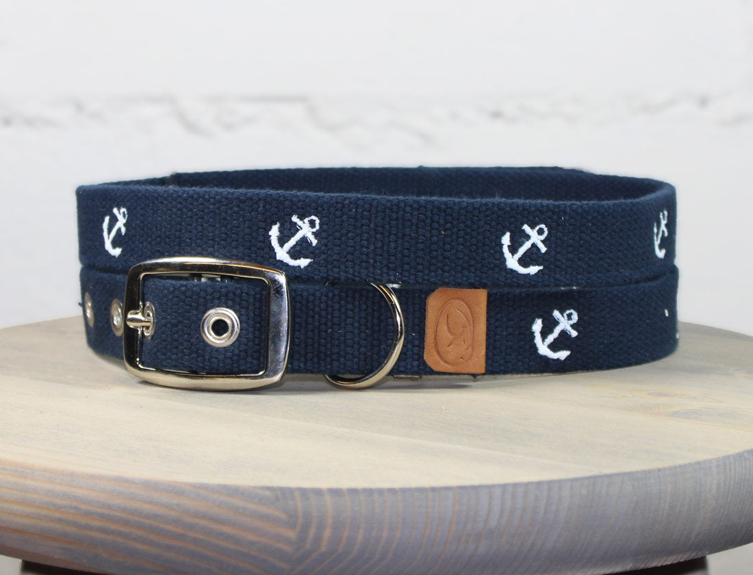 Anchors Dog Collar