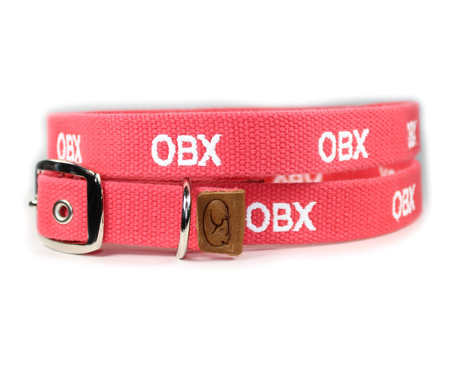 OBX Outer Banks Embroidered Dog Collar