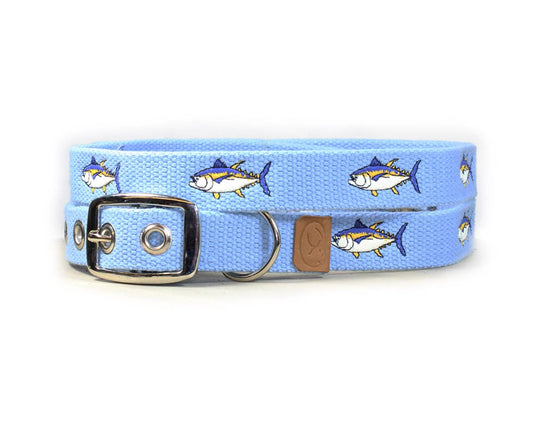 Tuna Embroidered Dog Collar