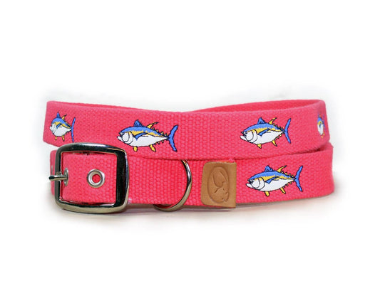 Tuna Embroidered Dog Collar