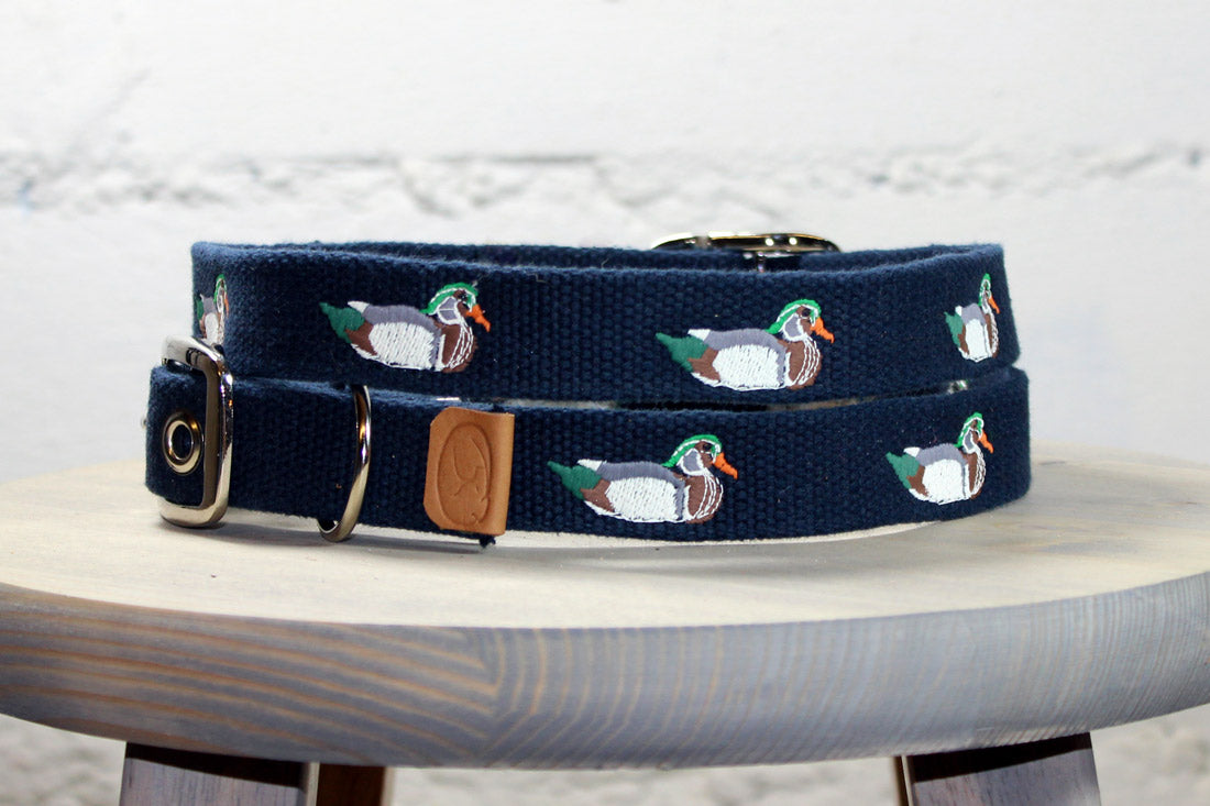 Wood Ducks Dog Collar