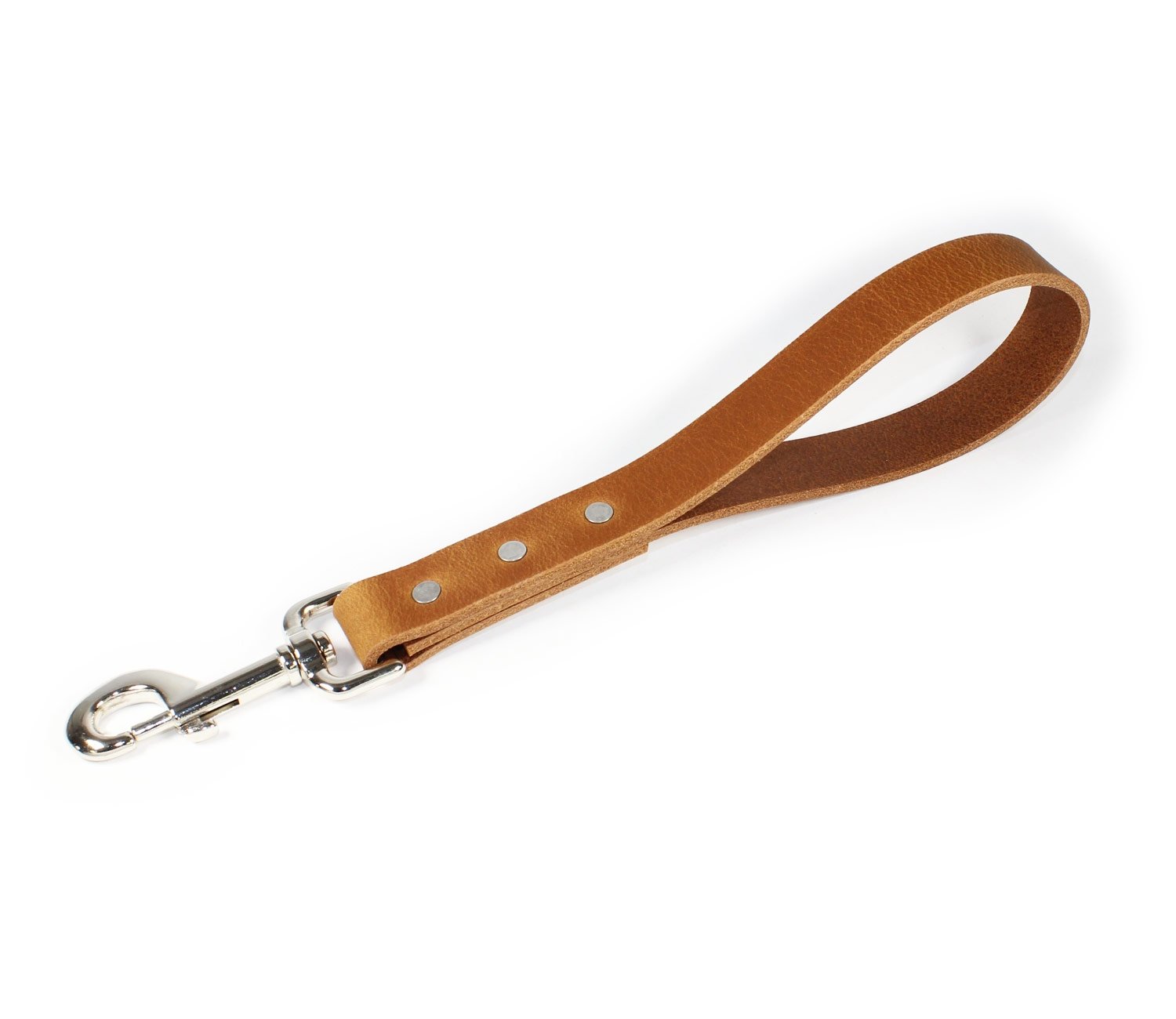 1' Thick Leather Traffic & Control Dog Leash