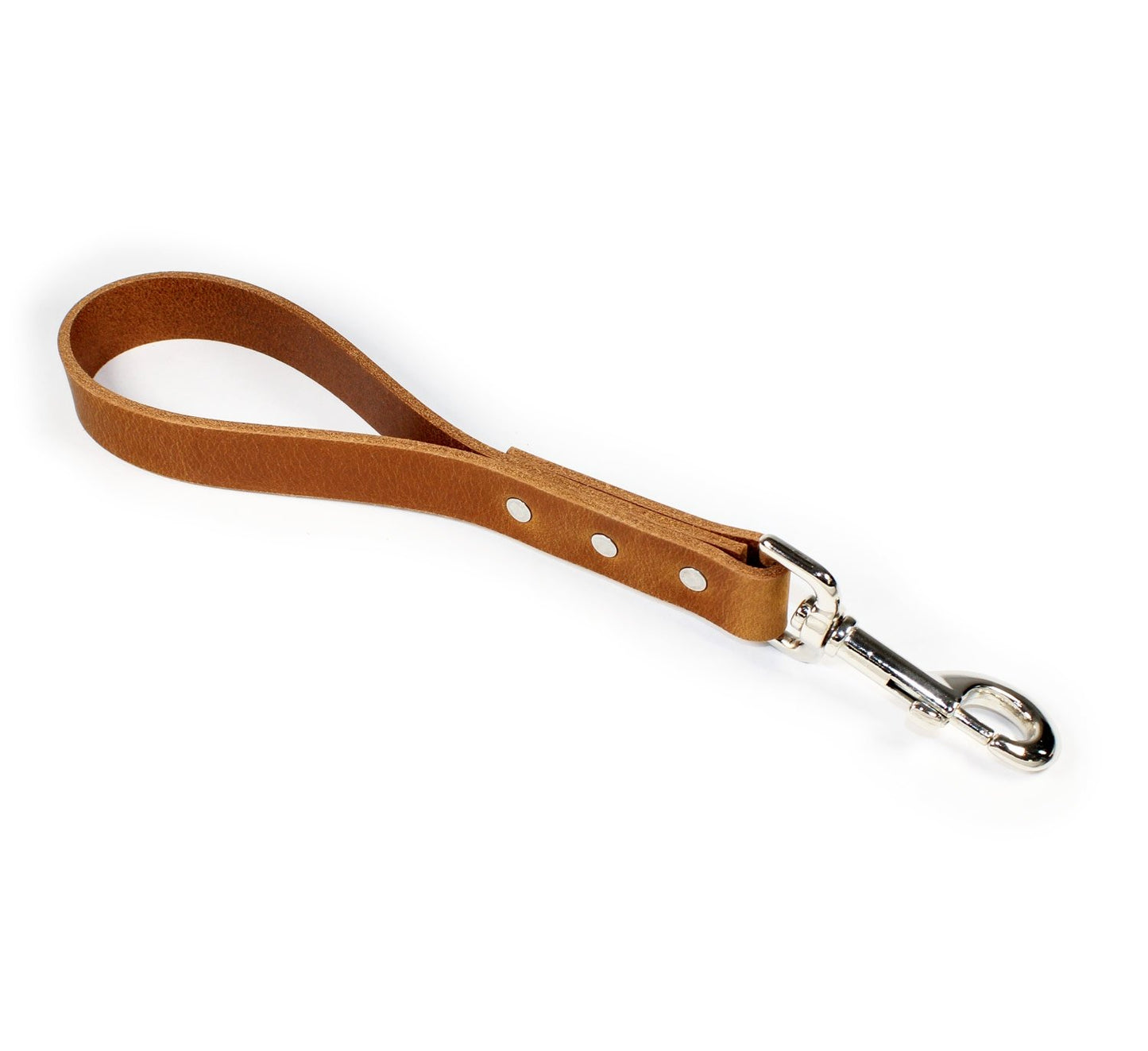 1' Thick Leather Traffic & Control Dog Leash