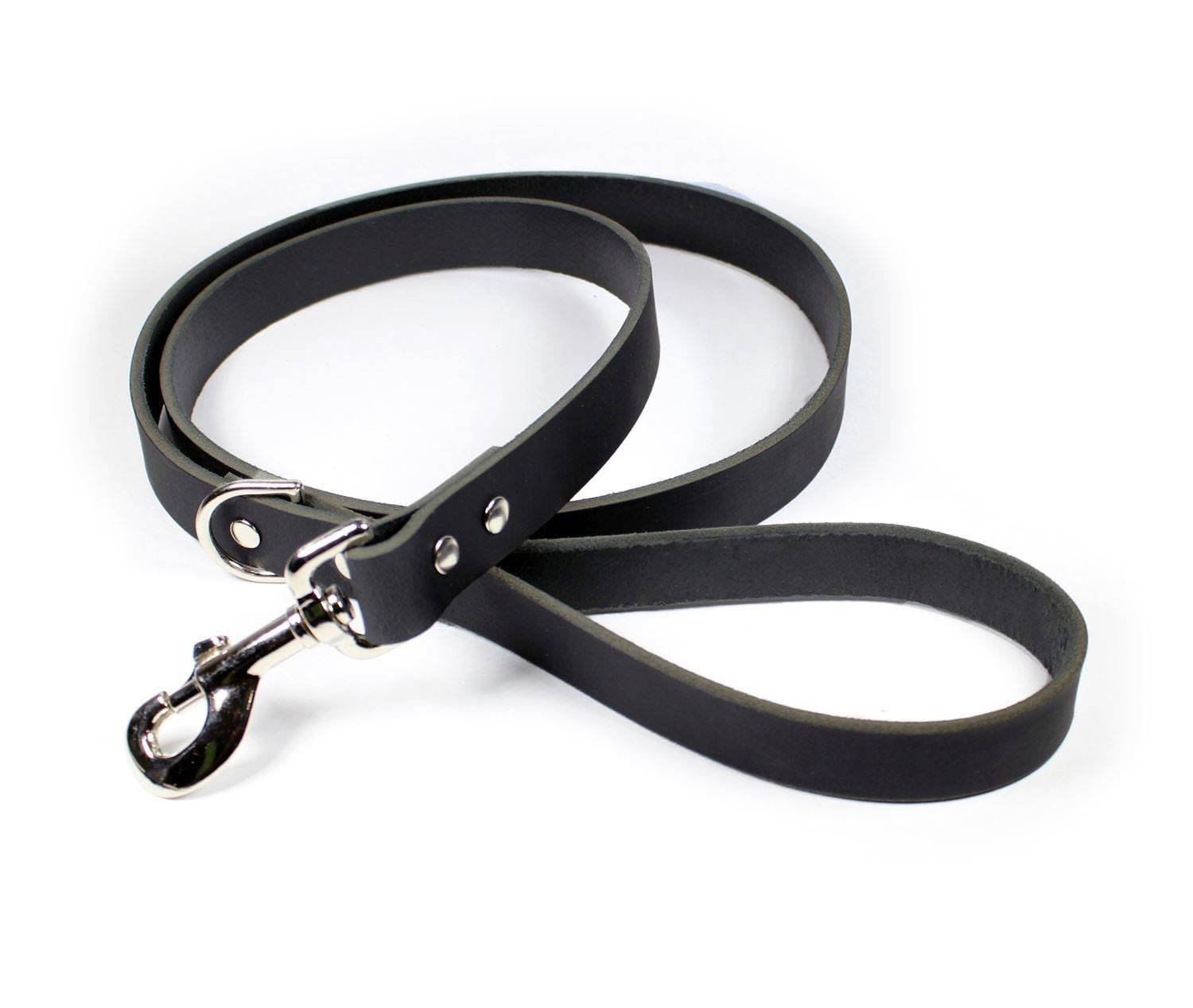 Thick Leather Dog Leash